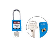 Brady Part SDPL BLU 38ST 001 175891 Nylon Safety Lockout Padlocks