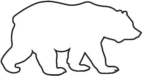 Bear Outline Drawing | Free download on ClipArtMag