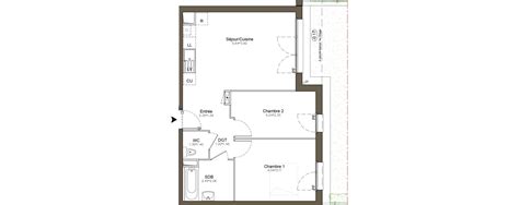 Plan Appartement T De M Neuf Pomponne R Sidence N N