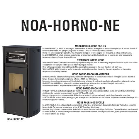 Estufa De Pellet Aire Noa Horno Bronpi Brico Valera