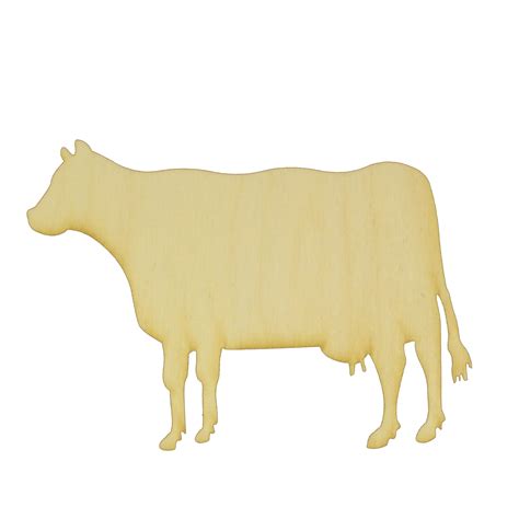 Wooden Cow Cutout Wood Cow Shape