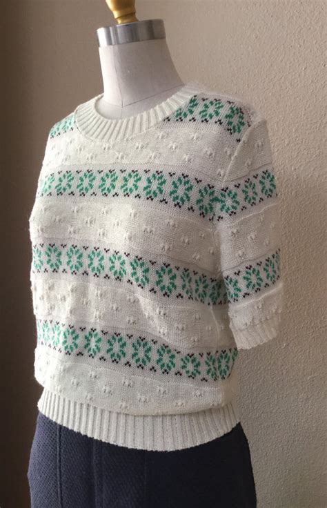 Vintage Knit Alfred Dunner Casual Golf Sweater Woman S Etsy