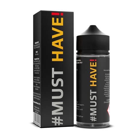 10ml Must Have Aroma Longfill In 120ml Chubby Flasche MH EA 10