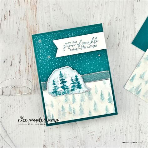 Beautiful Winter Cards Stampin Up Magical Meadow Bundle Stampin