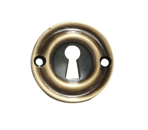 Carlisle Brass AQ41 Heavy Keyhole Escutcheon Florentine Bronze