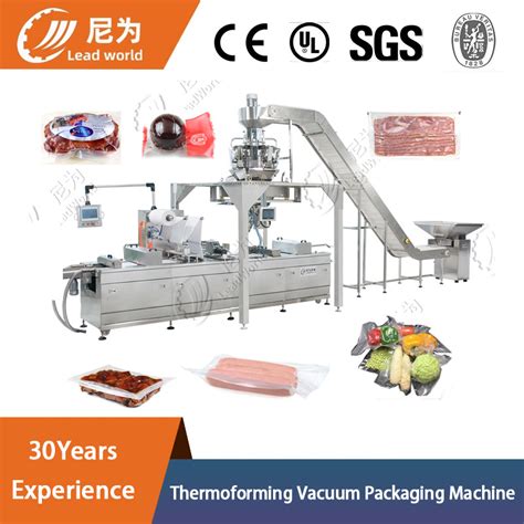 Grain Automatic Rigid Film Thermoforming Vacuum Packing Machine For