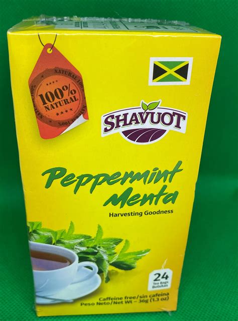 Jamaican Peppermint Teabags Etsy