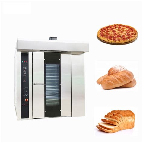 Commercial Bread Oven Electrical Gas Rotary Rack Oven 32 Tray For