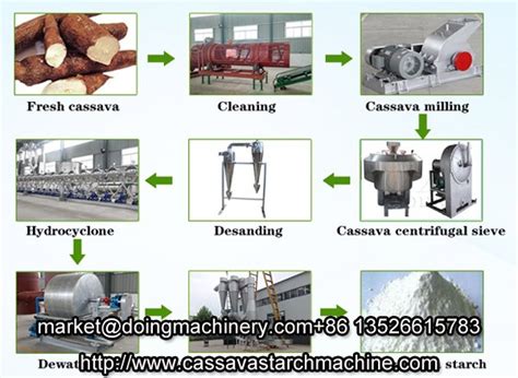 Cassava Starch Manufacturing Process