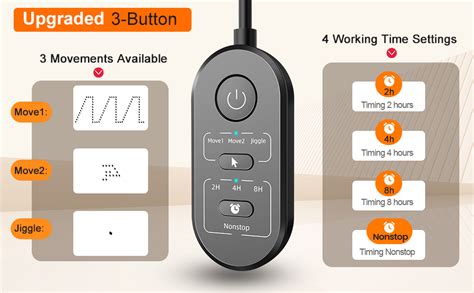 Amazon STARSIKI 3 Button USB Mouse Jiggler With Timer