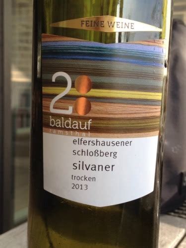 Baldauf Ramsthal Elfershausener Schloßberg Silvaner Trocken Vivino US