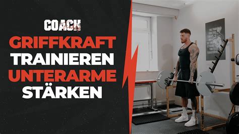 Griffkraft trainieren Unterarme stärken YouTube