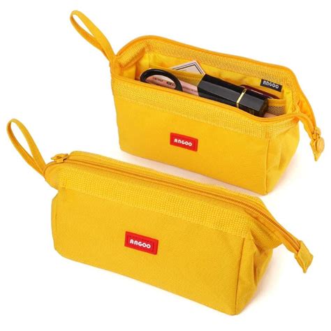 Capacity Pencil Case Portable Zipper Pencil Pouch Bag Stationery