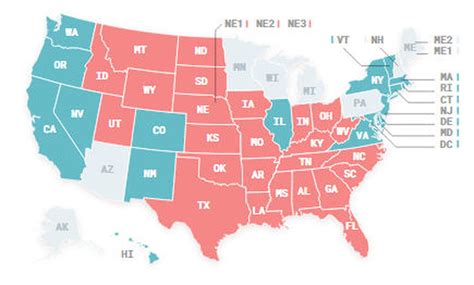 Election Usa La Carte Définitive état Par état Des Résultats De L