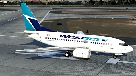 Westjet Pmdg 737 600 Msfs C Gpws For Microsoft Flight Simulator Msfs