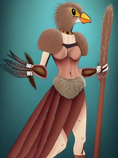 Female Birdkin Female Birdfolk Anthro Stable Diffusion