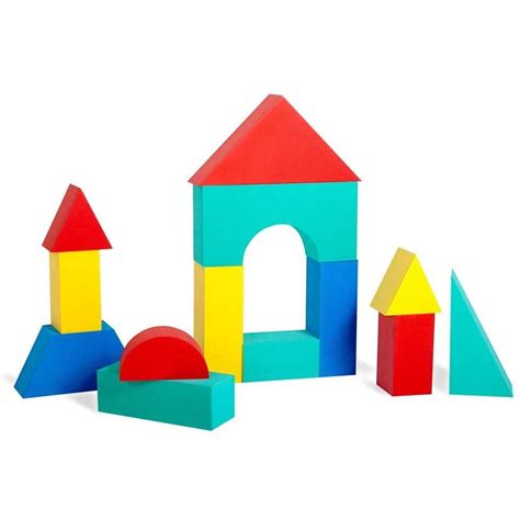 Edushape Juego de bloques para bebé a partir de 0 meses 16 o 32