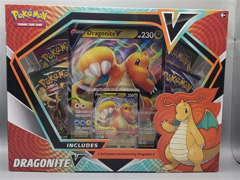 Pokemon Tcg Dragonite V Box New Factory Sealed Ebay