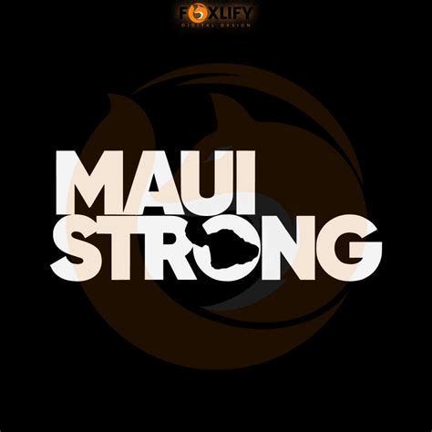 Maui Strong SVG Helping Maui Fire Relief Efforts SVG File