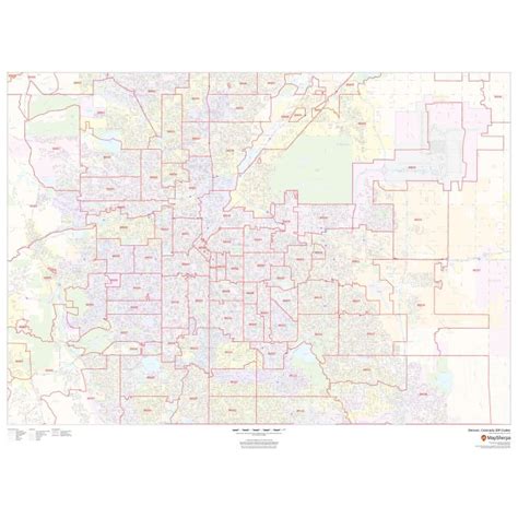 Denver Colorado Zip Codes Stanfords