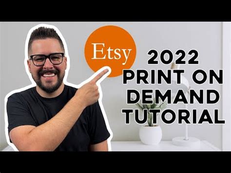 Etsy Print On Demand Step By Step Tutorial For Beginners Youtube