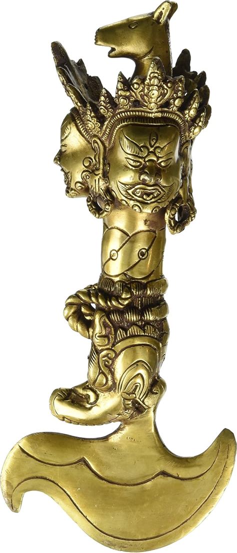 Craftvatika 11 Tibetan Phurpa Buddhist Dagger Bronze Tibet Dorje