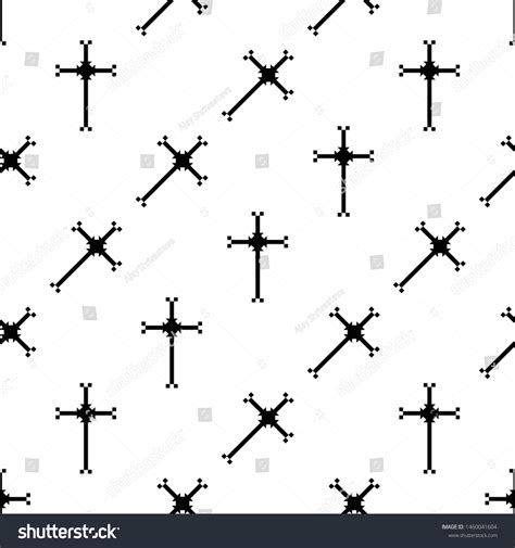 Christian Cross Seamless Pattern Vector Art Stock Vector Royalty Free