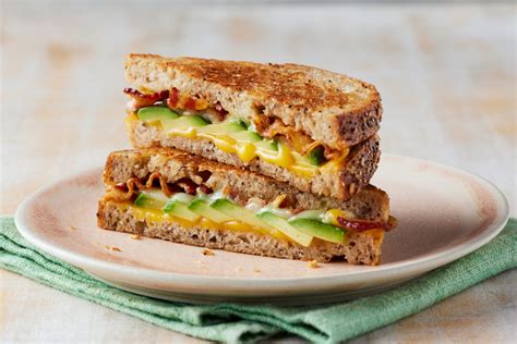 Avocado Bacon Grilled Cheese Sandwich - California Avocados