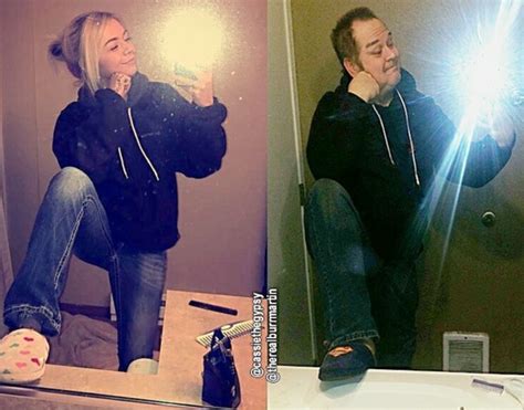 Hilarious Dad Who Recreates Daughters Selfies Now Has Double Her Followers