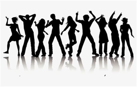 Silhouette Png Download - Silhouette Dance Party Png , Free Transparent ...