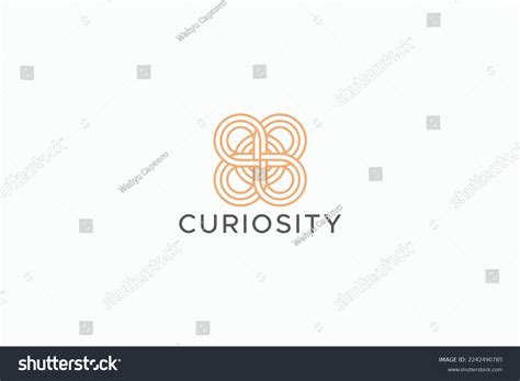 Curiosity Symbol Concept Geometric Circle Shape Stock Vector (Royalty ...