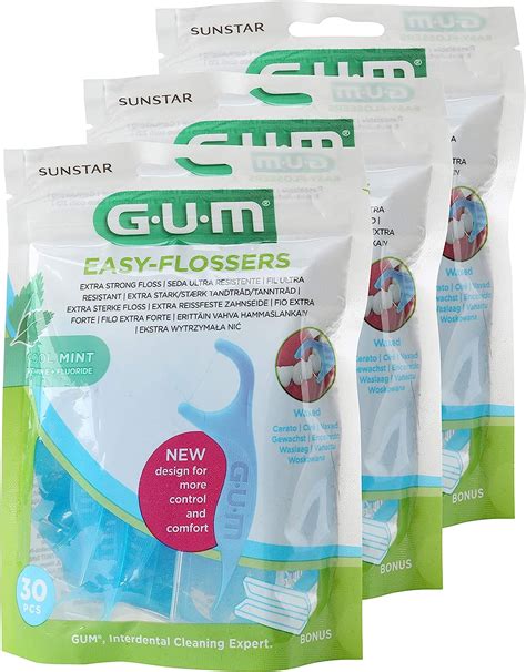 Fil Dentaire Et Porte Fil Easy Flosser De Gum Pi Ces Par Paquet X