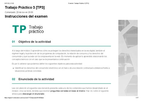 Examen Trabajo Pr Ctico Tp San Trabajo Pr Ctico