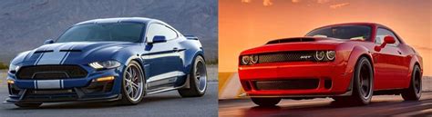 Shelbys Super Snake Mustang Vs Dodge Challenger Srt Demon