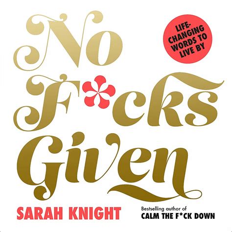 No Fcks Given Sarah Knight