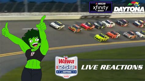 Nascar Xfinity Series Wawa At Daytona Live Reactions Youtube