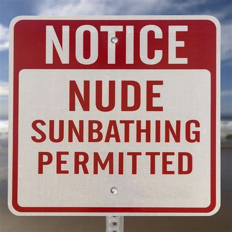 What If We Use Notice Nudity Permitted Instead Of Attention Danger