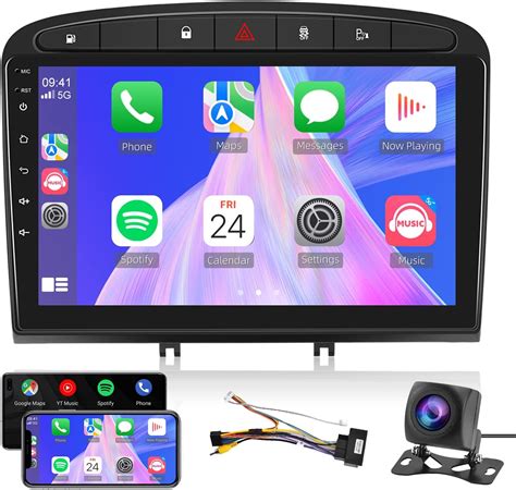 Podofo Android Autoradio GPS Per Peugeot 308 408 2007 2013 9