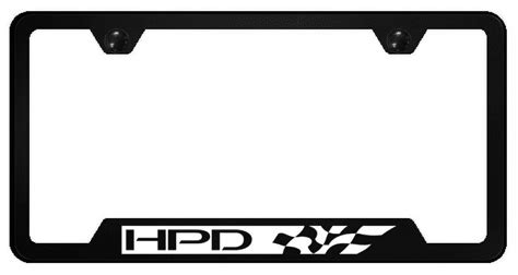 Honda Hpd Logo Polycarbonate Notched License Plate Frame Official