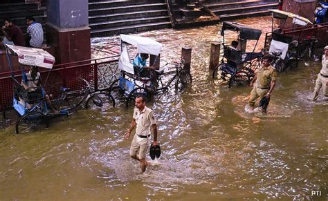 In Pics Flooded Roads Waterlogged Streets Across Delhi Amid Heavy Rain