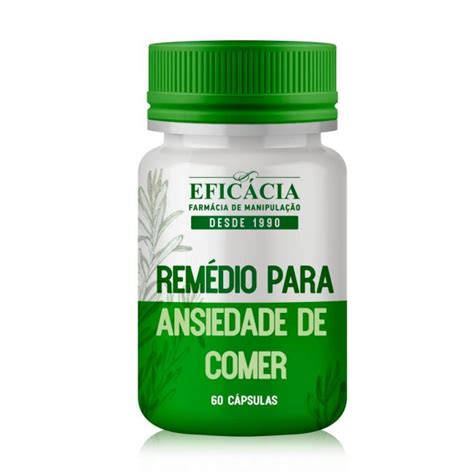 Remedio Para Ansiedade E Emagrecimento - Remédio para Ansiedade de Comer - 60 Cápsulas