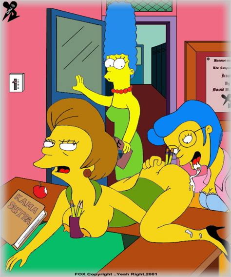 Rule 34 Dav B Esp Edna Krabappel Elizabeth Hoover Female Female Only