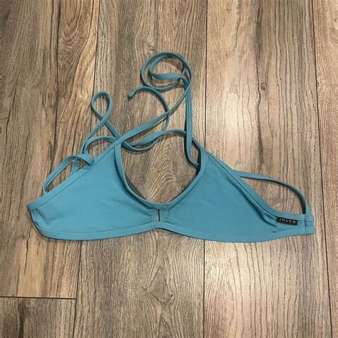 Teal Jolyn Bikini Top Free Shipping Size Medium Depop