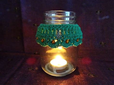 3 X Pdf Crochet Candle Cozy Cozies Patterns For Mason Jars Etsy Australia