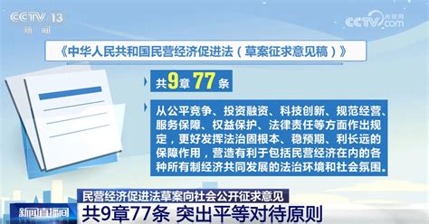 打好促进民营经济、中小企业发展“组合拳” 经济回升向好拓展“新”空间新闻频道央视网