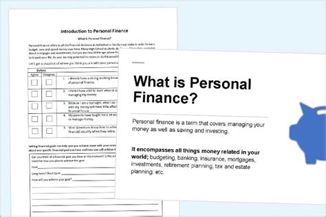 Worksheets Financial Literacy Program Worksheets Library