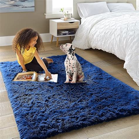 Amazon Ophanie Machine Washable Rugs For Bedroom Fluffy Grey