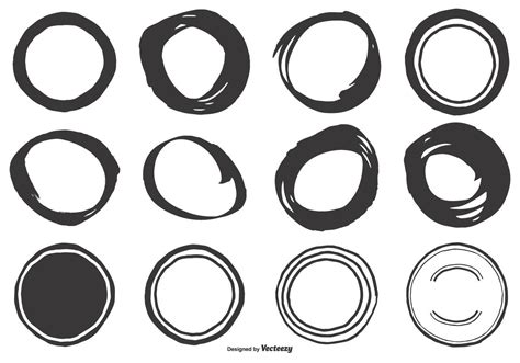 Cute Hand Drawn Circle Shapes | How to draw hands, Circle shape, Circle