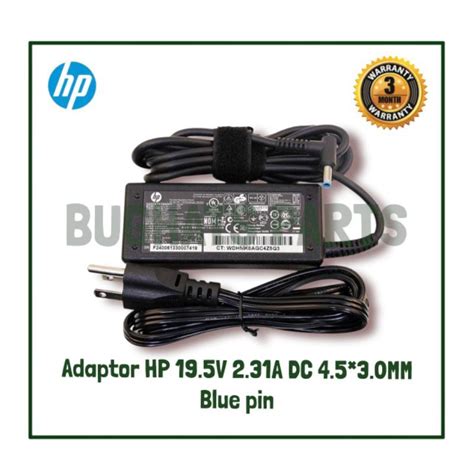 Jual Adaptor Charger Laptop HP Pavilion 11 X360 19 5V 2 31A Blue Pin