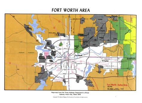 Fort Worth County Map